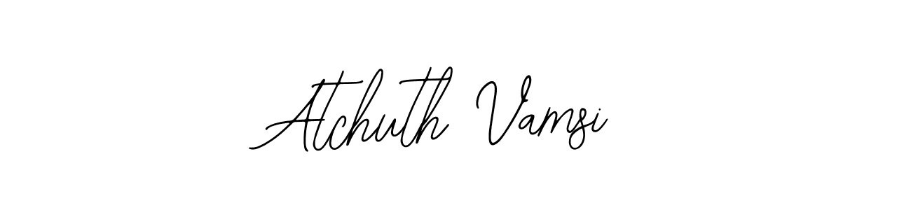 How to Draw Atchuth Vamsi signature style? Bearetta-2O07w is a latest design signature styles for name Atchuth Vamsi. Atchuth Vamsi signature style 12 images and pictures png