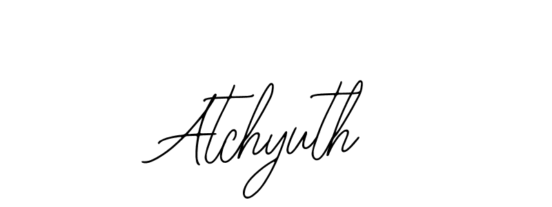 Make a beautiful signature design for name Atchyuth. Use this online signature maker to create a handwritten signature for free. Atchyuth signature style 12 images and pictures png