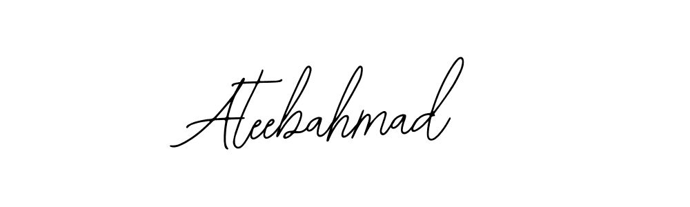 Create a beautiful signature design for name Ateebahmad. With this signature (Bearetta-2O07w) fonts, you can make a handwritten signature for free. Ateebahmad signature style 12 images and pictures png