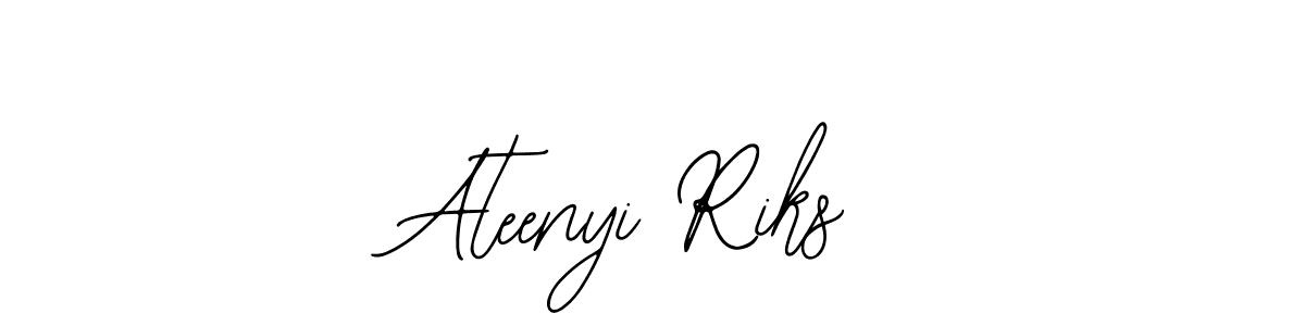 It looks lik you need a new signature style for name Ateenyi Riks. Design unique handwritten (Bearetta-2O07w) signature with our free signature maker in just a few clicks. Ateenyi Riks signature style 12 images and pictures png