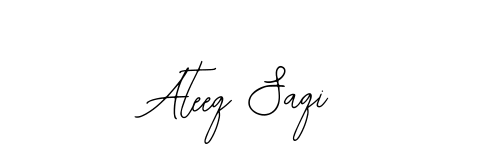 How to make Ateeq Saqi signature? Bearetta-2O07w is a professional autograph style. Create handwritten signature for Ateeq Saqi name. Ateeq Saqi signature style 12 images and pictures png