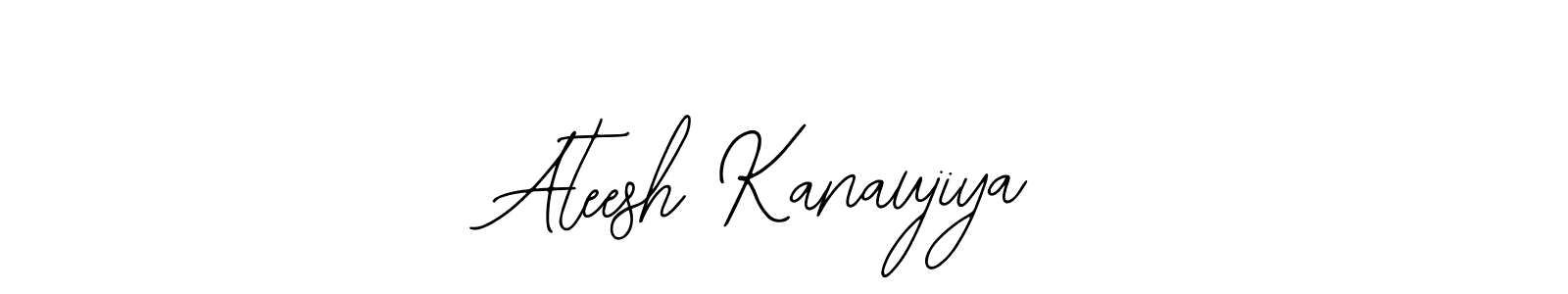 Design your own signature with our free online signature maker. With this signature software, you can create a handwritten (Bearetta-2O07w) signature for name Ateesh Kanaujiya. Ateesh Kanaujiya signature style 12 images and pictures png