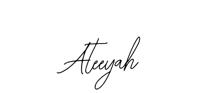 Also we have Ateeyah name is the best signature style. Create professional handwritten signature collection using Bearetta-2O07w autograph style. Ateeyah signature style 12 images and pictures png