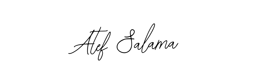 Make a beautiful signature design for name Atef Salama. Use this online signature maker to create a handwritten signature for free. Atef Salama signature style 12 images and pictures png