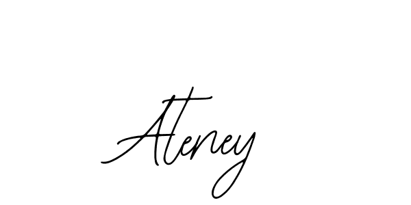 How to make Ateney name signature. Use Bearetta-2O07w style for creating short signs online. This is the latest handwritten sign. Ateney signature style 12 images and pictures png