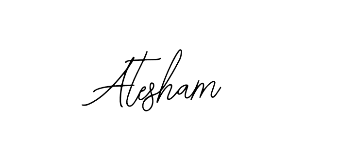 Similarly Bearetta-2O07w is the best handwritten signature design. Signature creator online .You can use it as an online autograph creator for name Atesham. Atesham signature style 12 images and pictures png