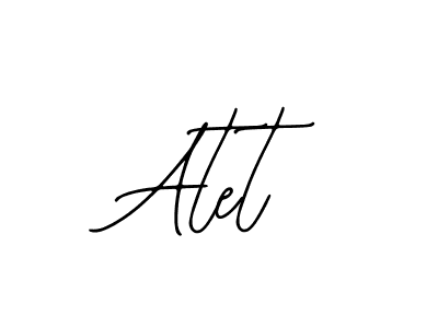 How to make Atet signature? Bearetta-2O07w is a professional autograph style. Create handwritten signature for Atet name. Atet signature style 12 images and pictures png