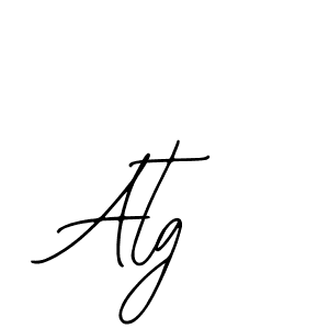 Design your own signature with our free online signature maker. With this signature software, you can create a handwritten (Bearetta-2O07w) signature for name Atg. Atg signature style 12 images and pictures png