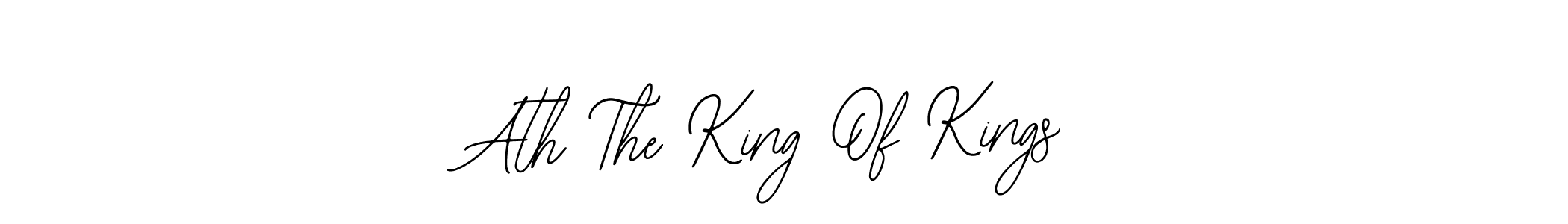 Bearetta-2O07w is a professional signature style that is perfect for those who want to add a touch of class to their signature. It is also a great choice for those who want to make their signature more unique. Get Ath The King Of Kings name to fancy signature for free. Ath The King Of Kings signature style 12 images and pictures png