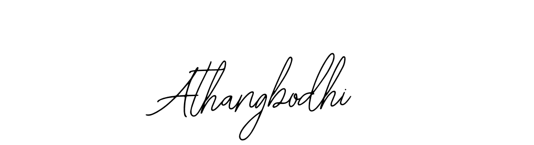 How to make Athangbodhi name signature. Use Bearetta-2O07w style for creating short signs online. This is the latest handwritten sign. Athangbodhi signature style 12 images and pictures png
