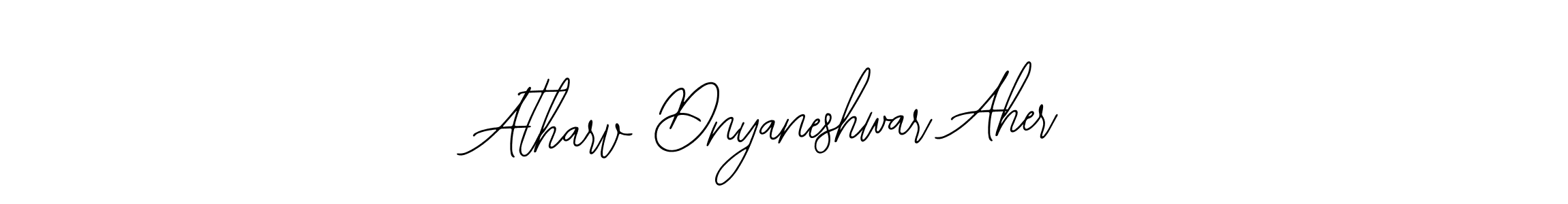 Also You can easily find your signature by using the search form. We will create Atharv Dnyaneshwar Aher name handwritten signature images for you free of cost using Bearetta-2O07w sign style. Atharv Dnyaneshwar Aher signature style 12 images and pictures png