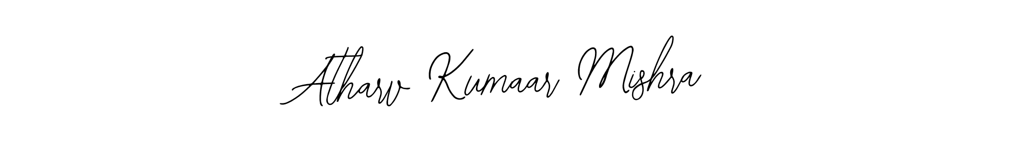 Use a signature maker to create a handwritten signature online. With this signature software, you can design (Bearetta-2O07w) your own signature for name Atharv Kumaar Mishra. Atharv Kumaar Mishra signature style 12 images and pictures png