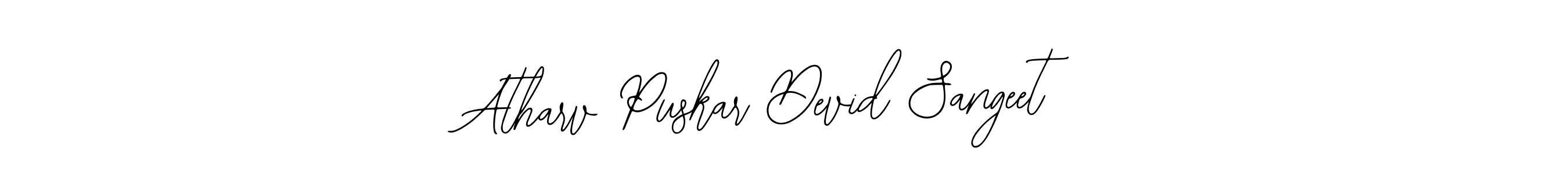 Design your own signature with our free online signature maker. With this signature software, you can create a handwritten (Bearetta-2O07w) signature for name Atharv Puskar Devid Sangeet. Atharv Puskar Devid Sangeet signature style 12 images and pictures png