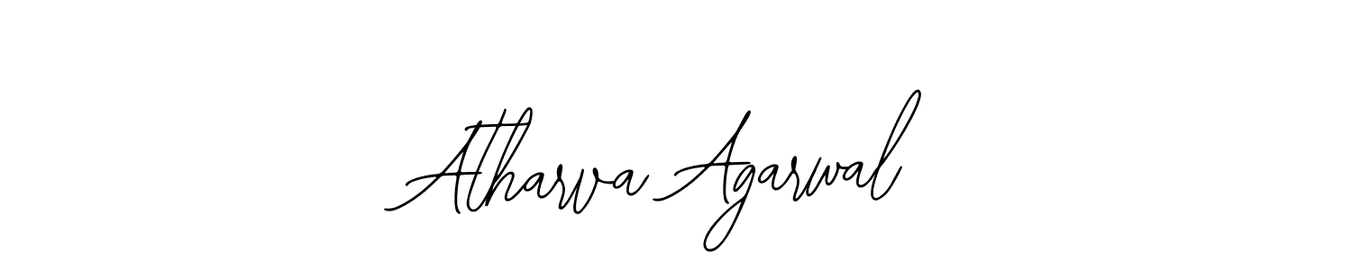 Use a signature maker to create a handwritten signature online. With this signature software, you can design (Bearetta-2O07w) your own signature for name Atharva Agarwal. Atharva Agarwal signature style 12 images and pictures png