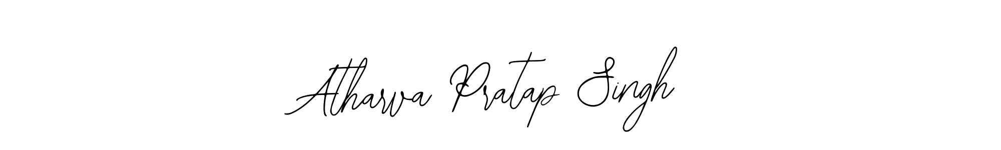 How to make Atharva Pratap Singh name signature. Use Bearetta-2O07w style for creating short signs online. This is the latest handwritten sign. Atharva Pratap Singh signature style 12 images and pictures png