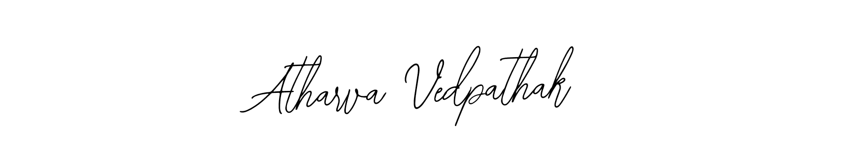 How to make Atharva Vedpathak name signature. Use Bearetta-2O07w style for creating short signs online. This is the latest handwritten sign. Atharva Vedpathak signature style 12 images and pictures png