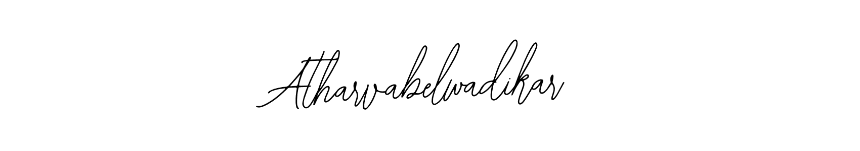 You should practise on your own different ways (Bearetta-2O07w) to write your name (Atharvabelwadikar) in signature. don't let someone else do it for you. Atharvabelwadikar signature style 12 images and pictures png