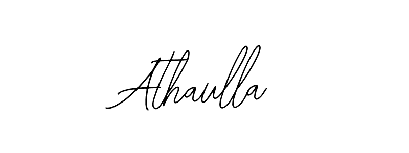 How to make Athaulla name signature. Use Bearetta-2O07w style for creating short signs online. This is the latest handwritten sign. Athaulla signature style 12 images and pictures png