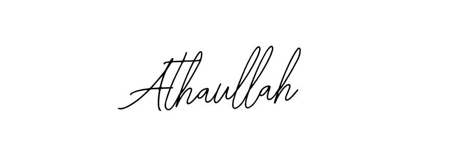 if you are searching for the best signature style for your name Athaullah. so please give up your signature search. here we have designed multiple signature styles  using Bearetta-2O07w. Athaullah signature style 12 images and pictures png