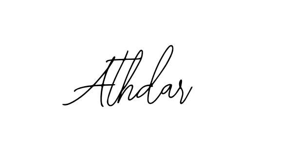 How to make Athdar signature? Bearetta-2O07w is a professional autograph style. Create handwritten signature for Athdar name. Athdar signature style 12 images and pictures png