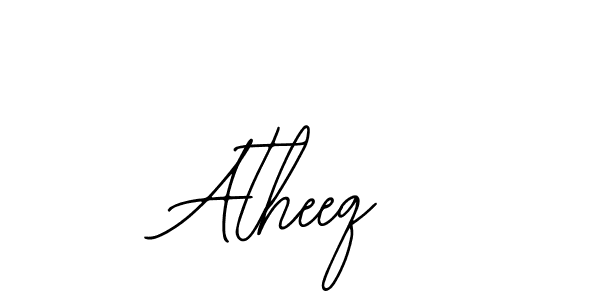 How to make Atheeq signature? Bearetta-2O07w is a professional autograph style. Create handwritten signature for Atheeq name. Atheeq signature style 12 images and pictures png