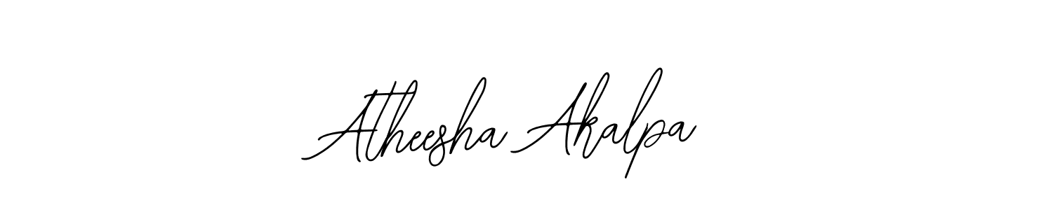 It looks lik you need a new signature style for name Atheesha Akalpa. Design unique handwritten (Bearetta-2O07w) signature with our free signature maker in just a few clicks. Atheesha Akalpa signature style 12 images and pictures png