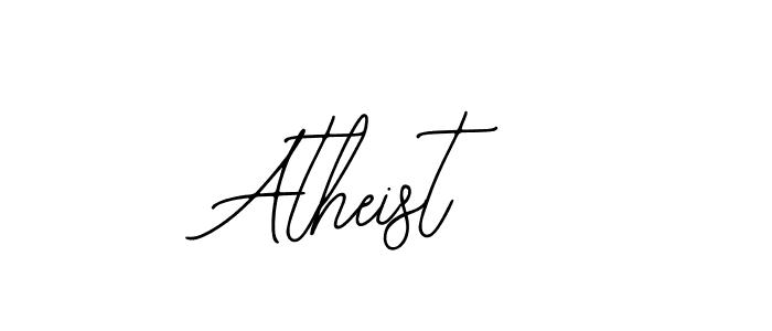 Use a signature maker to create a handwritten signature online. With this signature software, you can design (Bearetta-2O07w) your own signature for name Atheist. Atheist signature style 12 images and pictures png
