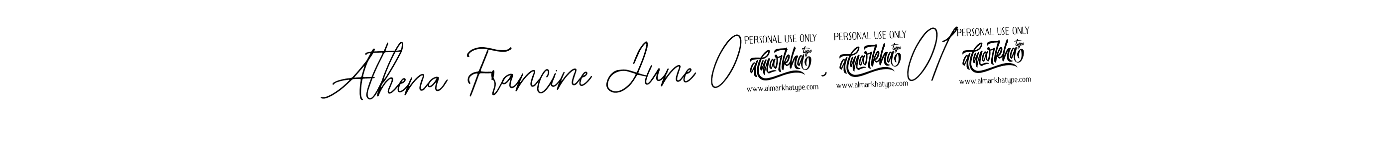 Use a signature maker to create a handwritten signature online. With this signature software, you can design (Bearetta-2O07w) your own signature for name Athena Francine June 07,2019. Athena Francine June 07,2019 signature style 12 images and pictures png