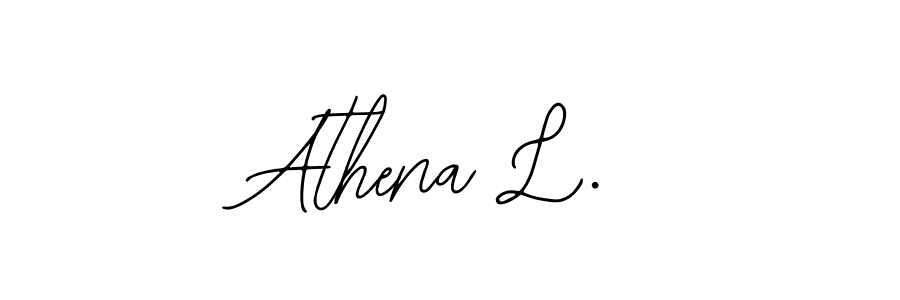 if you are searching for the best signature style for your name Athena L.. so please give up your signature search. here we have designed multiple signature styles  using Bearetta-2O07w. Athena L. signature style 12 images and pictures png