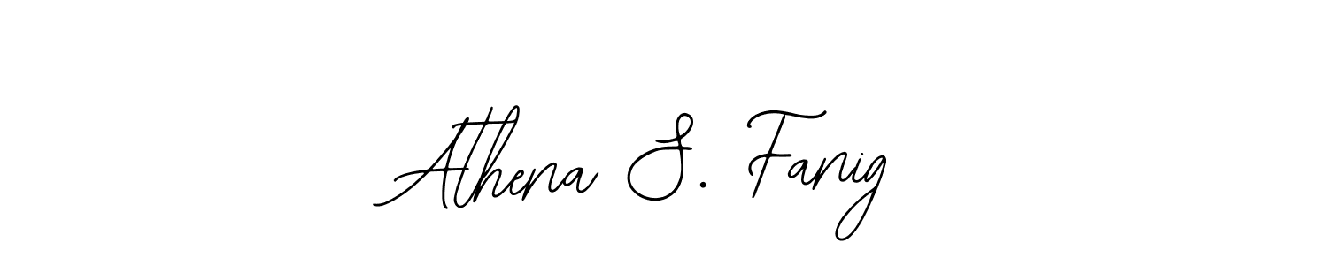 Athena S. Fanig stylish signature style. Best Handwritten Sign (Bearetta-2O07w) for my name. Handwritten Signature Collection Ideas for my name Athena S. Fanig. Athena S. Fanig signature style 12 images and pictures png