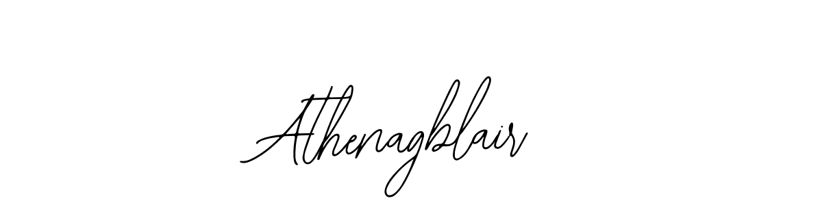 Make a beautiful signature design for name Athenagblair. With this signature (Bearetta-2O07w) style, you can create a handwritten signature for free. Athenagblair signature style 12 images and pictures png