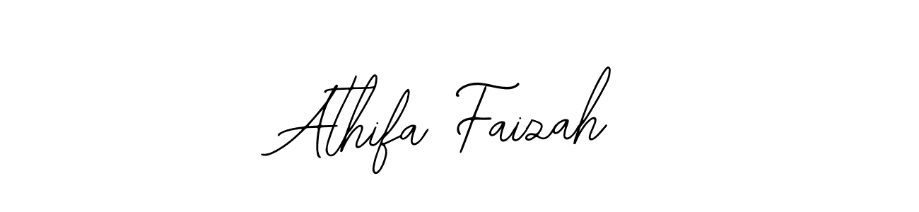 Also we have Athifa Faizah name is the best signature style. Create professional handwritten signature collection using Bearetta-2O07w autograph style. Athifa Faizah signature style 12 images and pictures png