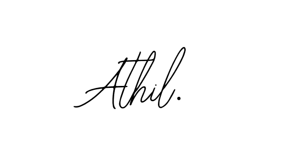The best way (Bearetta-2O07w) to make a short signature is to pick only two or three words in your name. The name Athil. include a total of six letters. For converting this name. Athil. signature style 12 images and pictures png