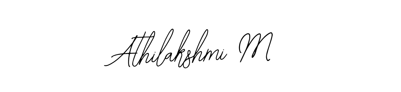 Also You can easily find your signature by using the search form. We will create Athilakshmi M name handwritten signature images for you free of cost using Bearetta-2O07w sign style. Athilakshmi M signature style 12 images and pictures png