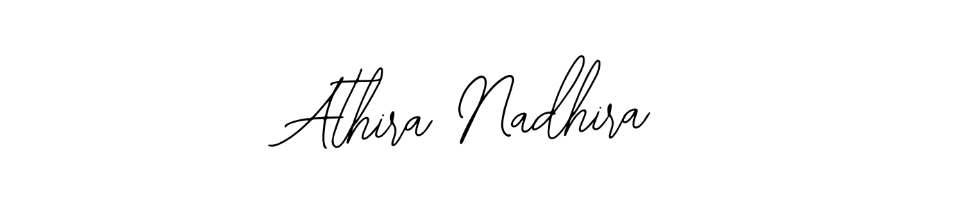 Make a short Athira Nadhira signature style. Manage your documents anywhere anytime using Bearetta-2O07w. Create and add eSignatures, submit forms, share and send files easily. Athira Nadhira signature style 12 images and pictures png