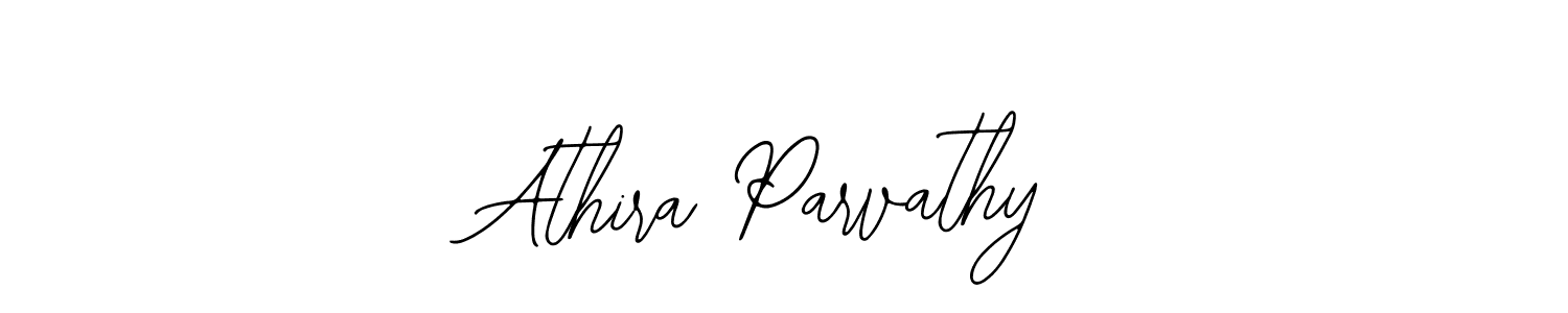 How to make Athira Parvathy name signature. Use Bearetta-2O07w style for creating short signs online. This is the latest handwritten sign. Athira Parvathy signature style 12 images and pictures png