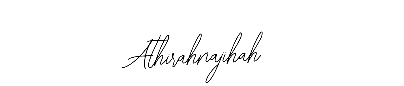 How to Draw Athirahnajihah signature style? Bearetta-2O07w is a latest design signature styles for name Athirahnajihah. Athirahnajihah signature style 12 images and pictures png