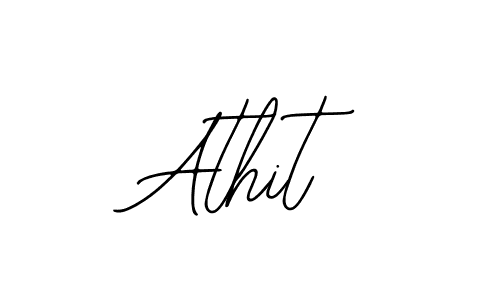 Design your own signature with our free online signature maker. With this signature software, you can create a handwritten (Bearetta-2O07w) signature for name Athit. Athit signature style 12 images and pictures png