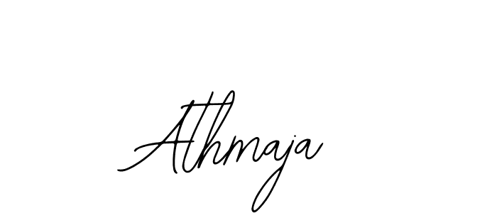 if you are searching for the best signature style for your name Athmaja. so please give up your signature search. here we have designed multiple signature styles  using Bearetta-2O07w. Athmaja signature style 12 images and pictures png