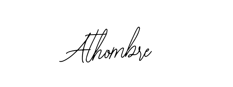 How to make Athombre name signature. Use Bearetta-2O07w style for creating short signs online. This is the latest handwritten sign. Athombre signature style 12 images and pictures png
