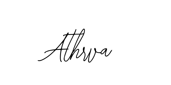 You should practise on your own different ways (Bearetta-2O07w) to write your name (Athrva) in signature. don't let someone else do it for you. Athrva signature style 12 images and pictures png