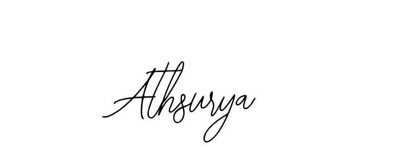 if you are searching for the best signature style for your name Athsurya. so please give up your signature search. here we have designed multiple signature styles  using Bearetta-2O07w. Athsurya signature style 12 images and pictures png