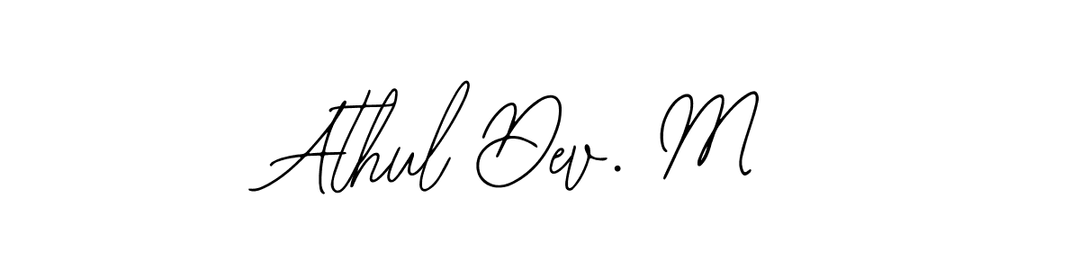 Use a signature maker to create a handwritten signature online. With this signature software, you can design (Bearetta-2O07w) your own signature for name Athul Dev. M. Athul Dev. M signature style 12 images and pictures png