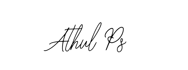 Also we have Athul Ps name is the best signature style. Create professional handwritten signature collection using Bearetta-2O07w autograph style. Athul Ps signature style 12 images and pictures png