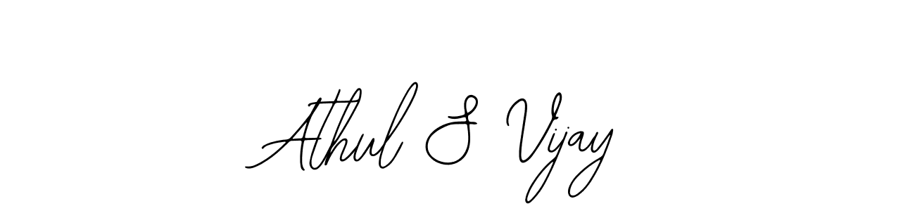 Make a beautiful signature design for name Athul S Vijay. With this signature (Bearetta-2O07w) style, you can create a handwritten signature for free. Athul S Vijay signature style 12 images and pictures png