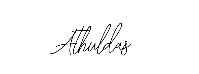 Use a signature maker to create a handwritten signature online. With this signature software, you can design (Bearetta-2O07w) your own signature for name Athuldas. Athuldas signature style 12 images and pictures png