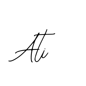 You should practise on your own different ways (Bearetta-2O07w) to write your name (Ati) in signature. don't let someone else do it for you. Ati signature style 12 images and pictures png