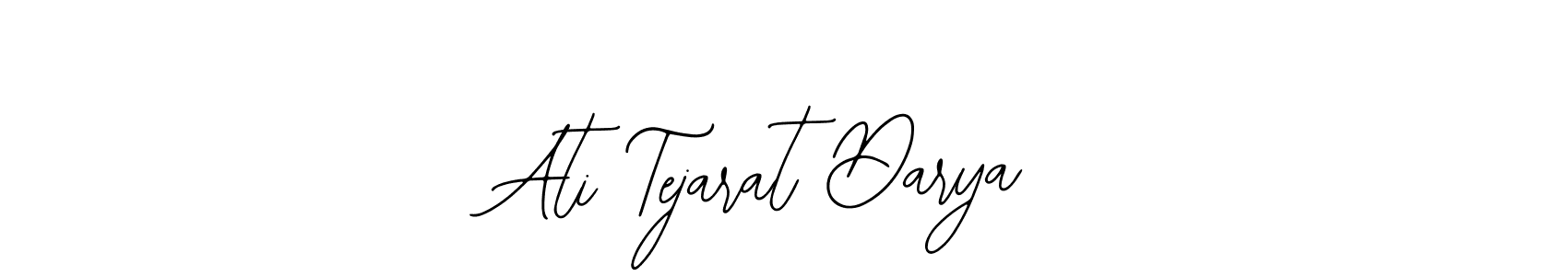 Make a beautiful signature design for name Ati Tejarat Darya. With this signature (Bearetta-2O07w) style, you can create a handwritten signature for free. Ati Tejarat Darya signature style 12 images and pictures png