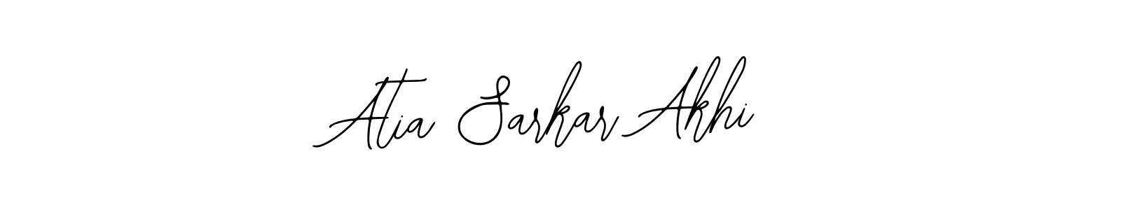 Bearetta-2O07w is a professional signature style that is perfect for those who want to add a touch of class to their signature. It is also a great choice for those who want to make their signature more unique. Get Atia Sarkar Akhi name to fancy signature for free. Atia Sarkar Akhi signature style 12 images and pictures png