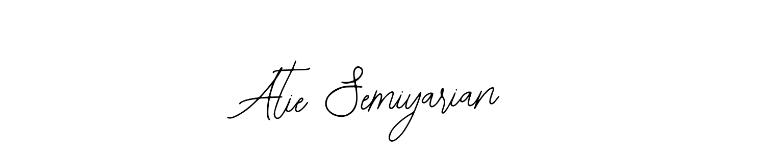 Create a beautiful signature design for name Atie Semiyarian. With this signature (Bearetta-2O07w) fonts, you can make a handwritten signature for free. Atie Semiyarian signature style 12 images and pictures png